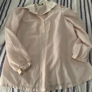 Vintage pink Lightweight Maternity Blouse